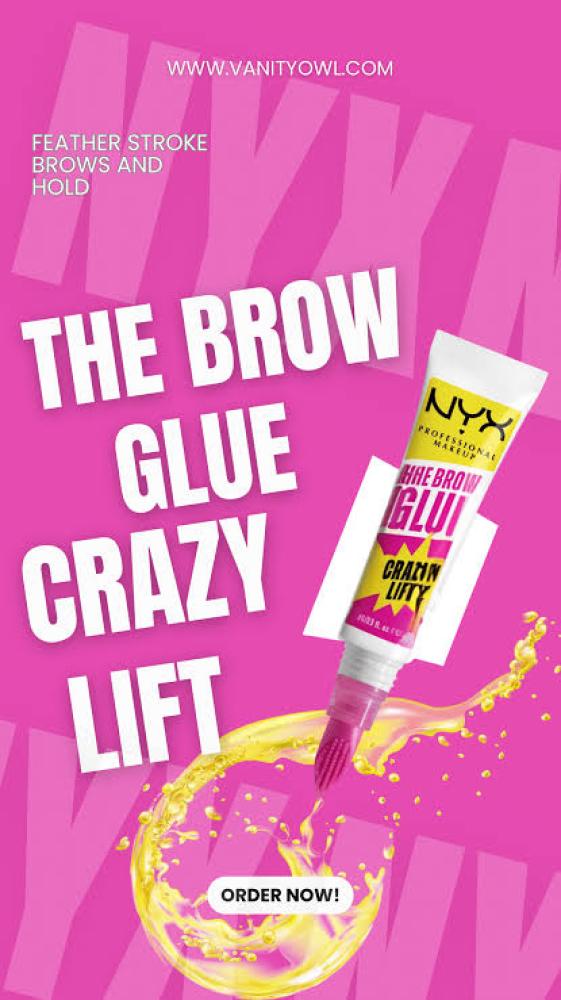 NYX Professional Makeup The Brow Glue Crazy Lift