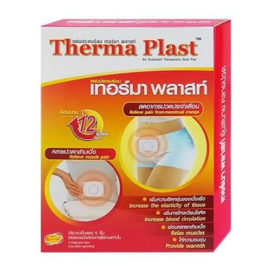 THERMA PLAST RELIEVES PAIN FROM MENSTTRUAL CRAMPS 1 PAD