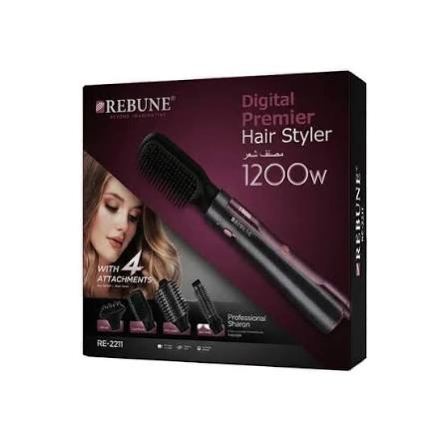 مصفف شعر ريبون Hair Styler 1200W [RE-2211] 4ACC