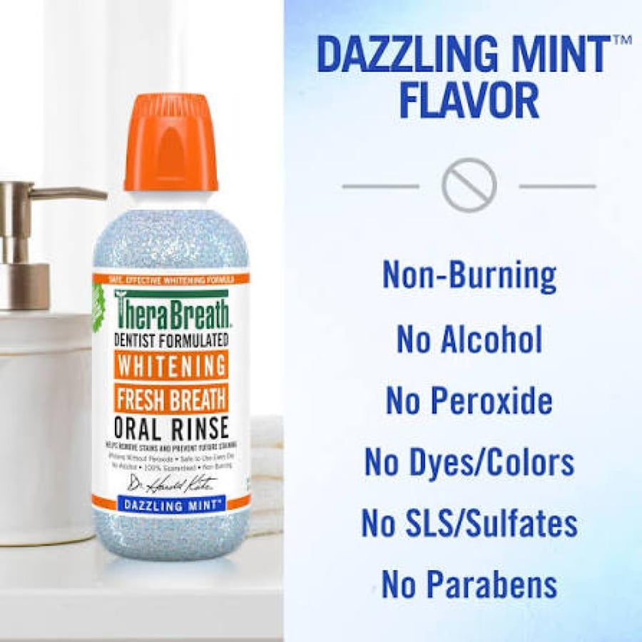 THERA BREATH DAZZLING MINT473 ML