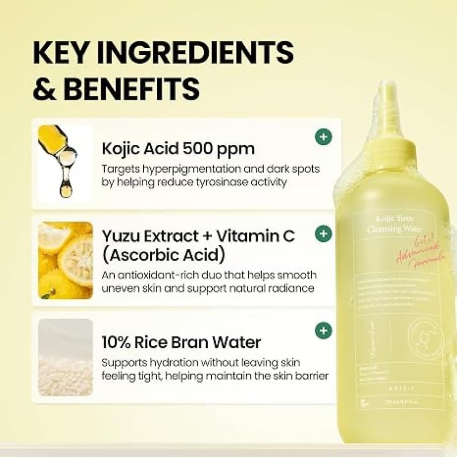 AXIS-Y - Kojic Yuzu Cleansing Water, 250ml