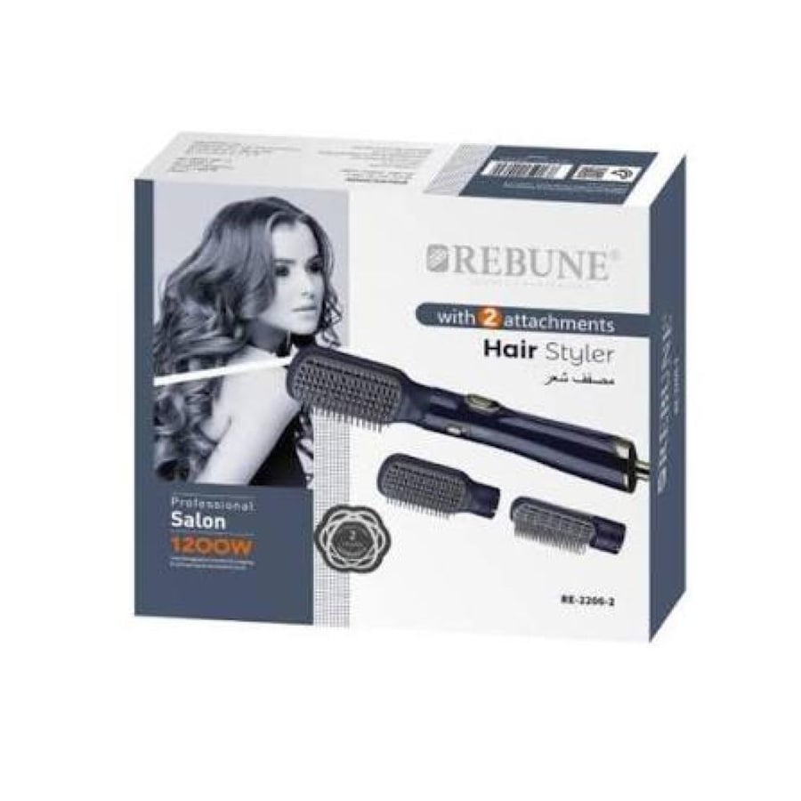 مصفف شعر ريبون Hair Styler 1200W [RE-2206-2] 2ACC