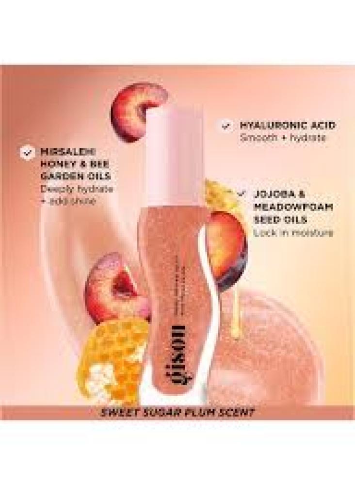 GISOU LIP OIL G PLUM 8 ML