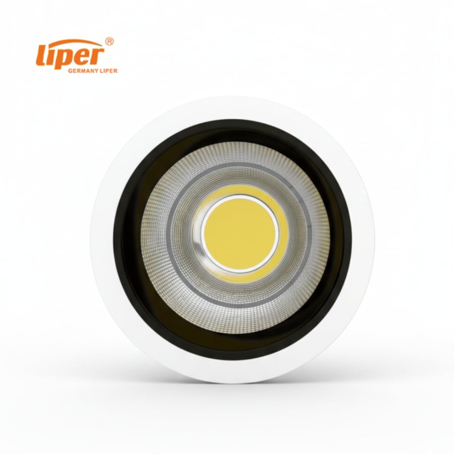 سبت ابيض اسود LIPER 20W "6 COB QAMAROUS IP44 WH+BK