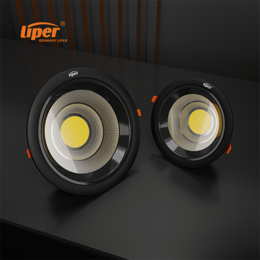 سبت اسود LIPER  20W "6 COB QAMAROUS IP44