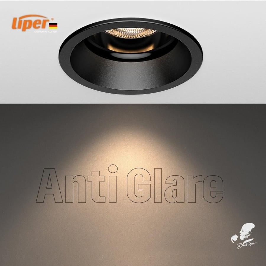 اسبوت اسود COB LIPER LUNA 15W CCT 10CM