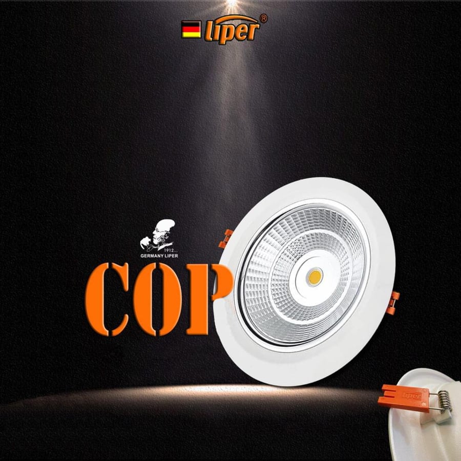 اسبوت انارة اصفر 20CM LIPER FOCUS COB 3000K 40W