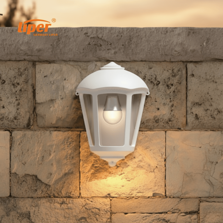 انارة جدارية E27 جنب ابيض LIPER IP55