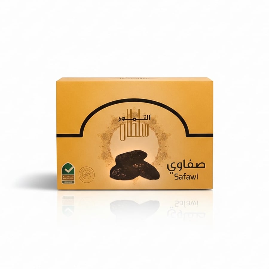 تمر صفاوي - علبة كبيرة - 12 باكيت 100جم