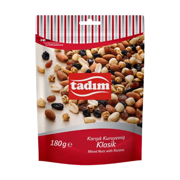Mixed nuts with raisins from Tadım – nutritious snack (180 grams)