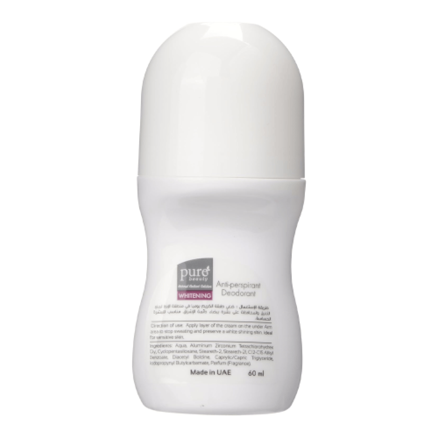 Deodorant Roll-On for skin brightening from Pure Beauty - Light fragrance - 60 ml