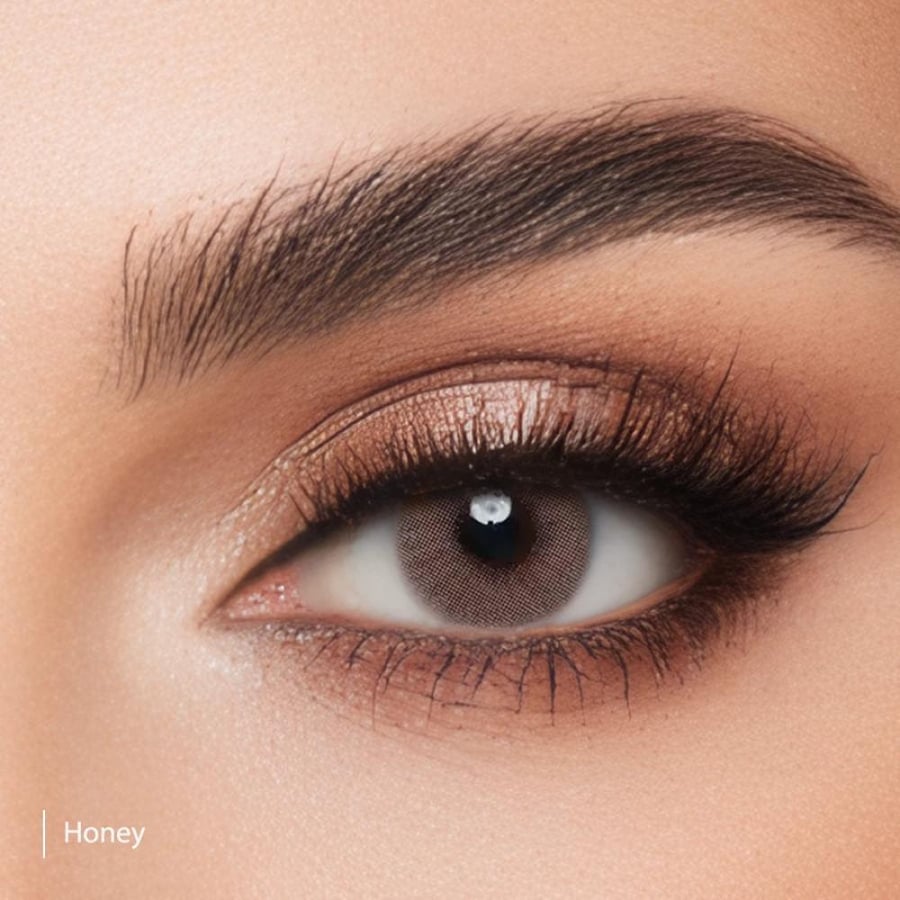 عدسات ملونة شهرية اكس لينس X Lens Honey عسلي - زوج