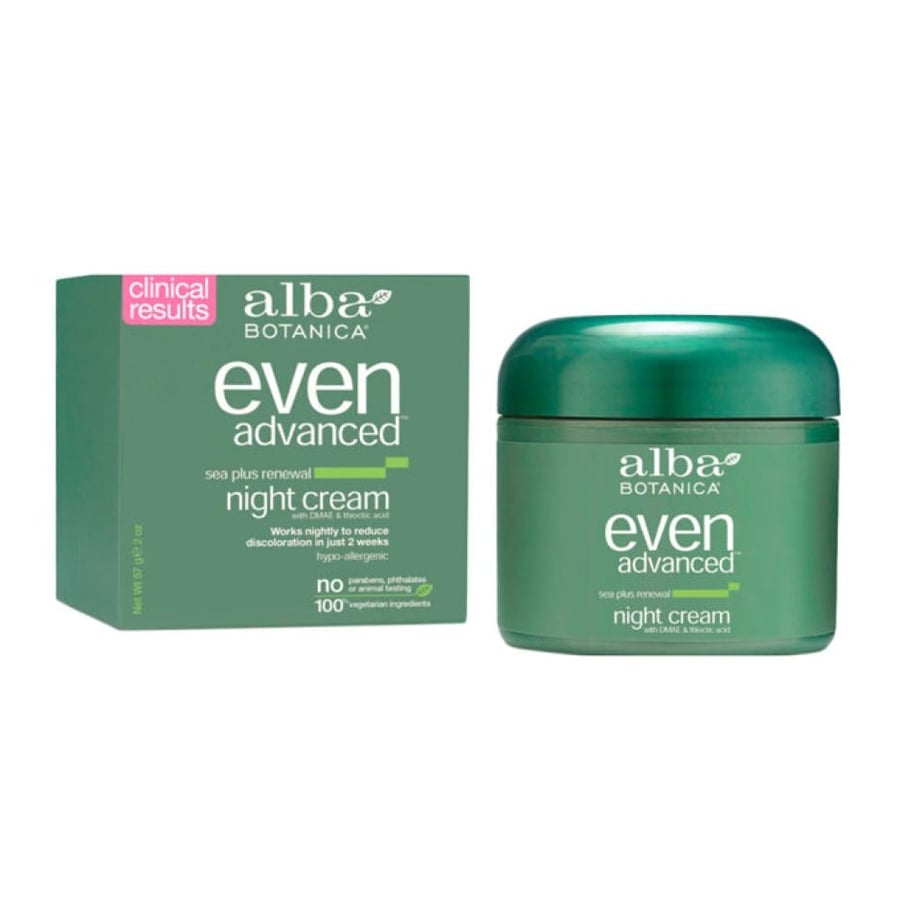 كريم ليلي ألبا Alba Botanica Even & Bright 57 جم - عبوتان