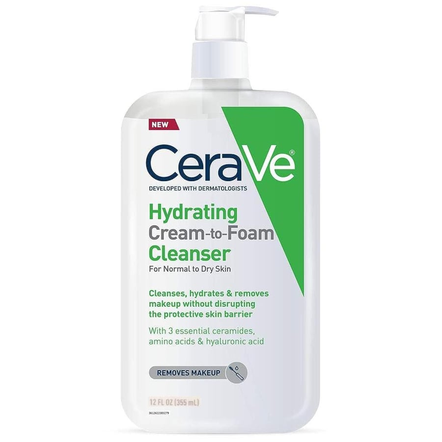 Moisturizing cleanser and makeup remover for normal to dry skin from CeraVe - 355 ml