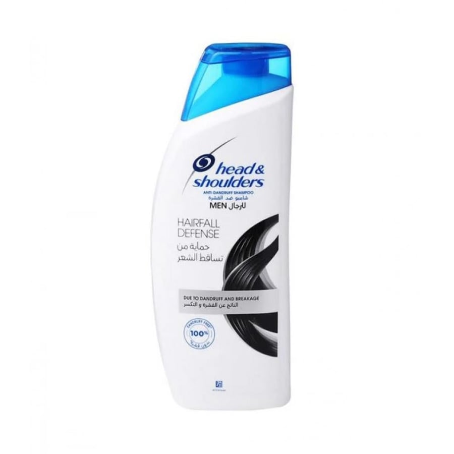 Head and shoulders shampoo for men protection from hair loss 600ml