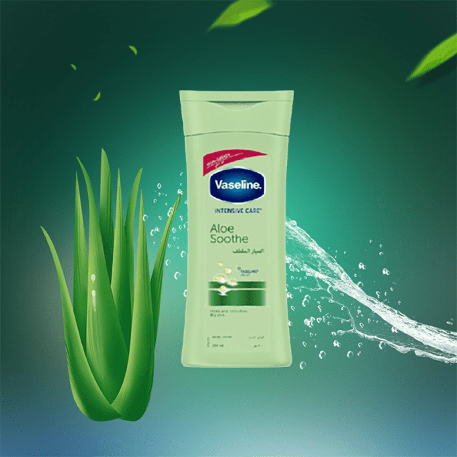 Vaseline Intensive Care Body Lotion with Soothing Aloe - 200 ml