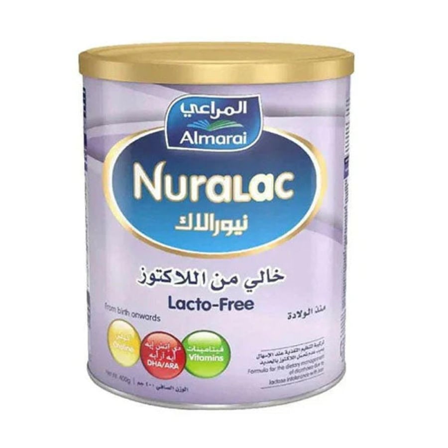 نيورالاك حليب أطفال لاكتو فري - 400 جرام