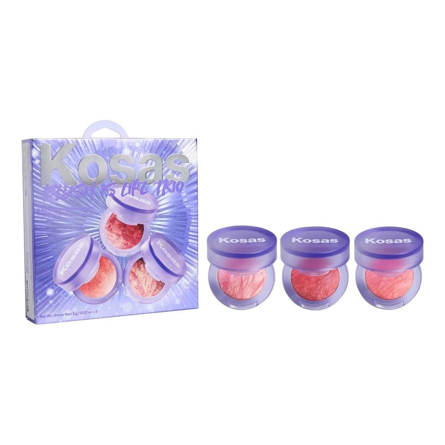 مجموعة أحمر خدود Kosas Blush Is Life Trio ميني ثلاث قطع
