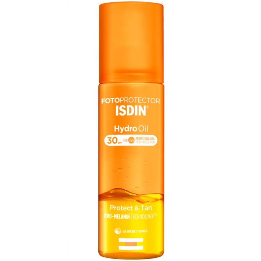 ايسدين واقي شمس SPF50 للتسمير هيدرو اويل للوجه - 200 مل