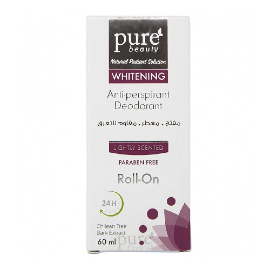Deodorant Roll-On for skin brightening from Pure Beauty - Light fragrance - 60 ml
