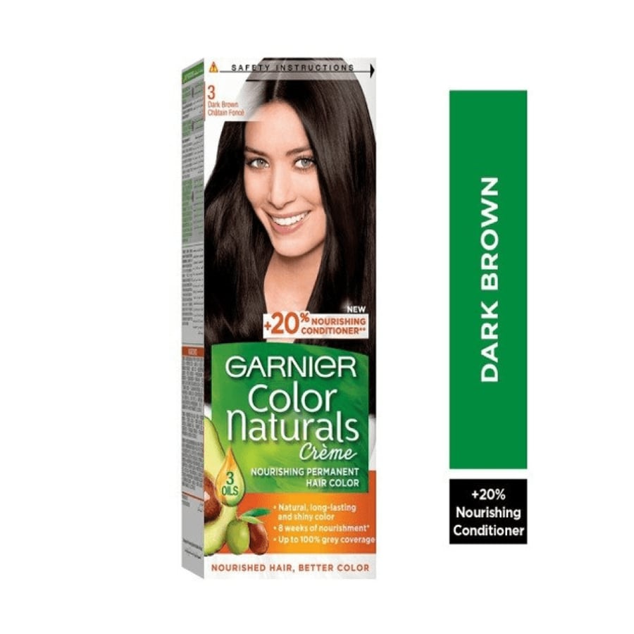 Garnier Color Naturals Cream Hair Dye - Dark Brown