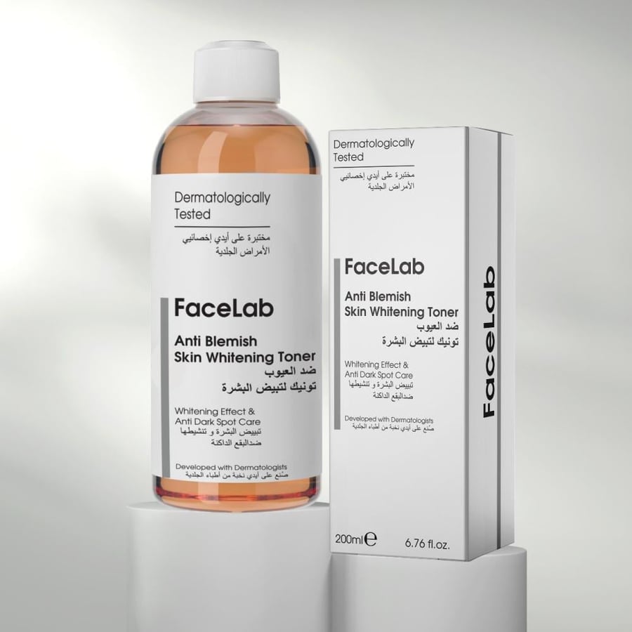 تونر تفتيح فيس لاب FaceLab للبقع وتوحيد اللون - 200 مل