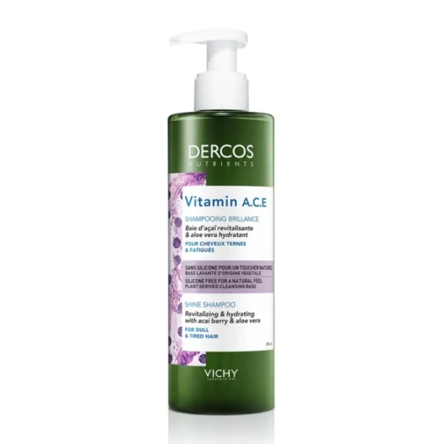 شامبو فيشي Vichy Dercos Vitamin A.C.E للبهتان - 250 مل