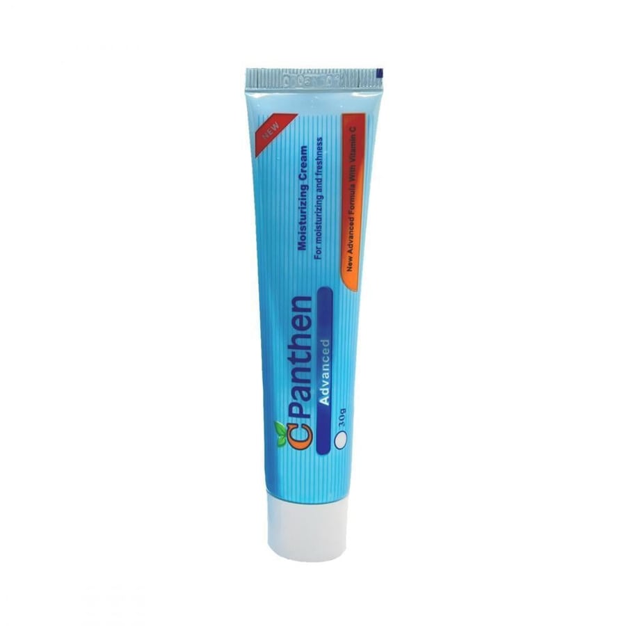 Si Panthen Cream for moisturizing and skin radiance with vitamin C extract and licorice oil - 30 grams