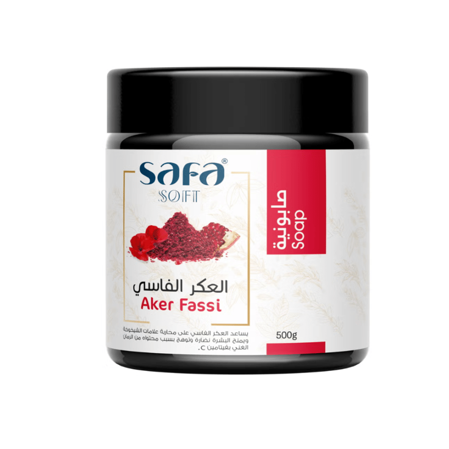صفا سوفت صابونية العكر الفاسي للجسم - 500 جرام