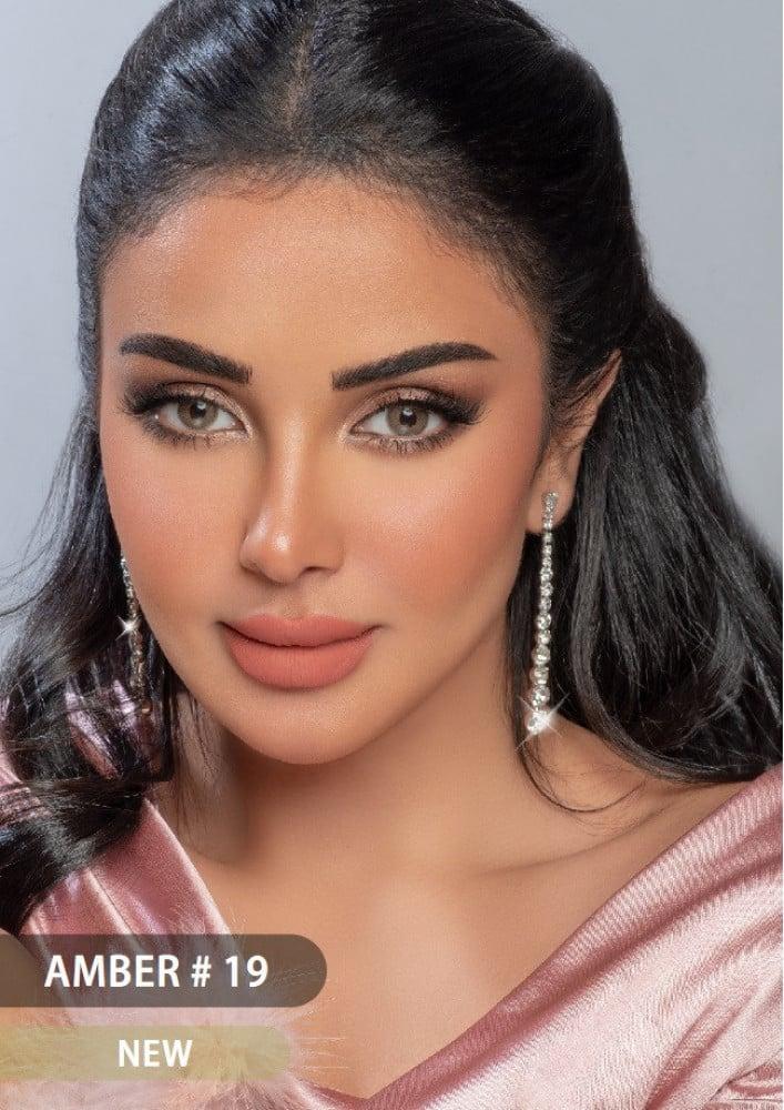 عدسات ساندريلا ايز يومية امبر - 19
