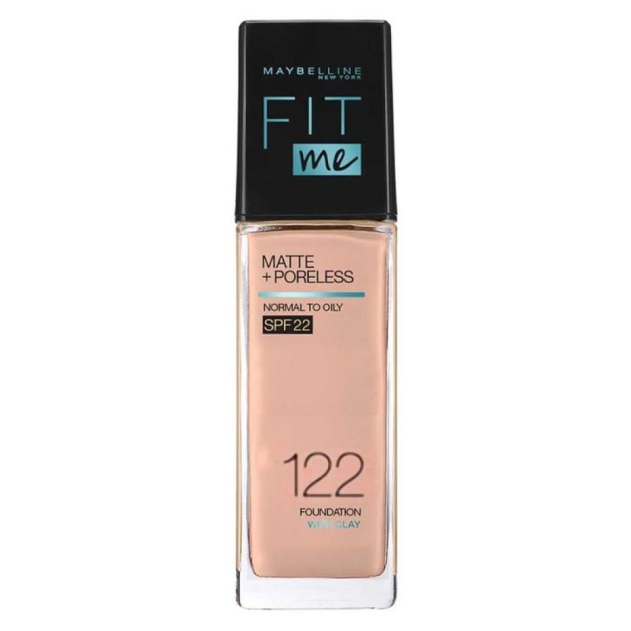 ميبيلين فيت مي كريم أساس مات + بورليس SPF22 - رقم 122