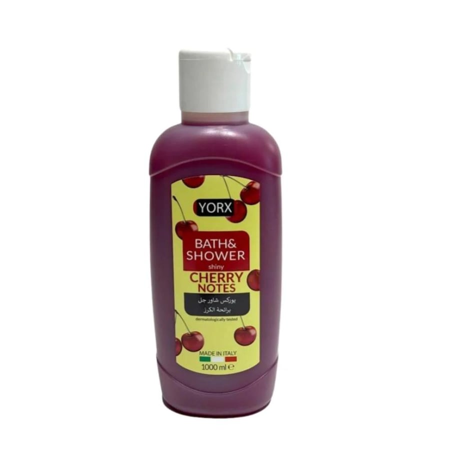 Yorx Gel Shower with Cherry Scent - 1000ml