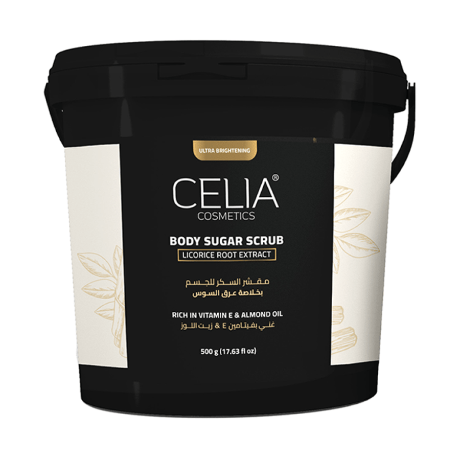 Sugar scrub for the body with licorice extract from Celia - 500 grams