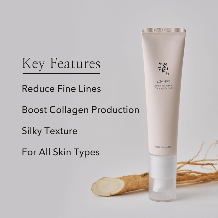 Eye area revitalizing serum with ginseng and retinol from Beauty of Ginseng - 30ml