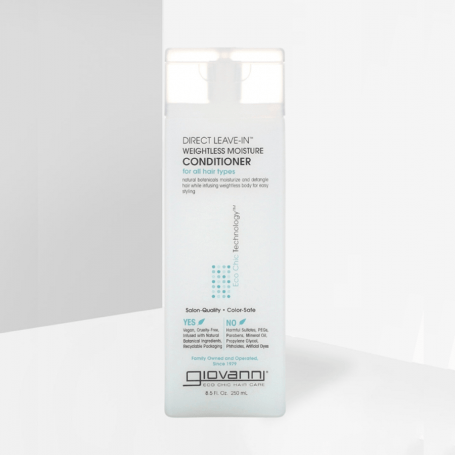 Light moisturizing balm leaves on hair from Giovanni - 250 ml