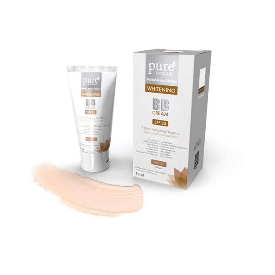 بيور بيوتى بى بى كريم التفتيح SPF 25 ميديم 50مل