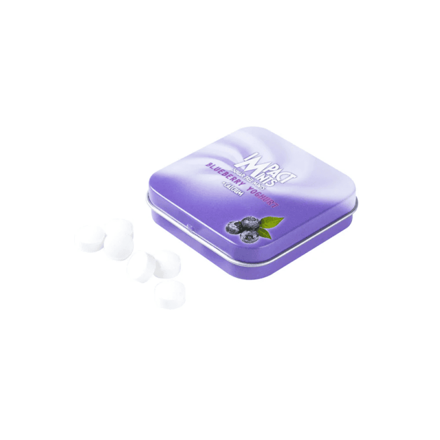 Yogurt mint gum with blueberry flavor - 10 grams
