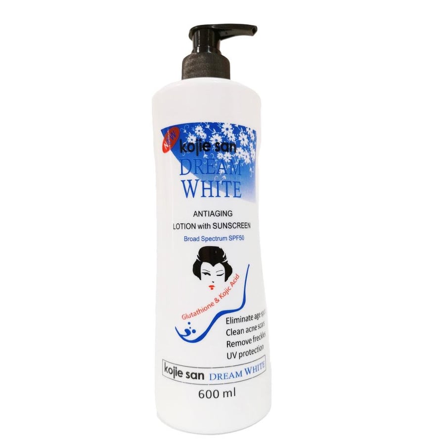 كوجي سان لوشن دريم وايت مضاد للشيخوخة بعامل حماية SPF50 - (600 مل )