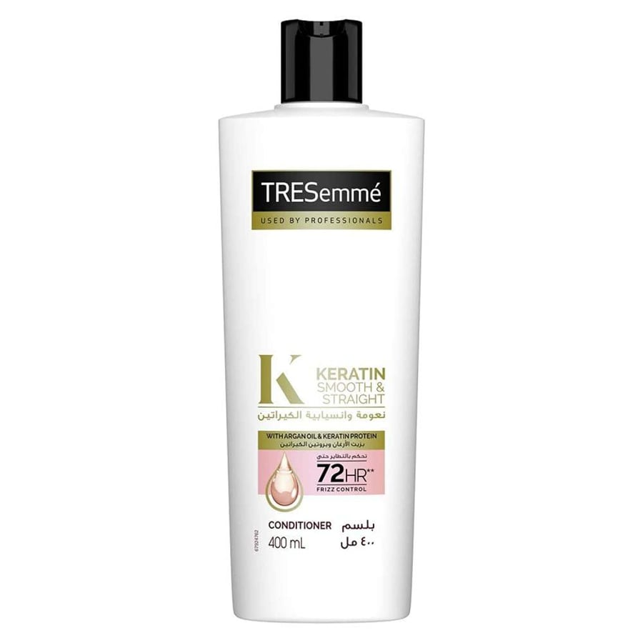 تريسمي بلسم بالكيراتين ناعم ومستقيم - 400 مل