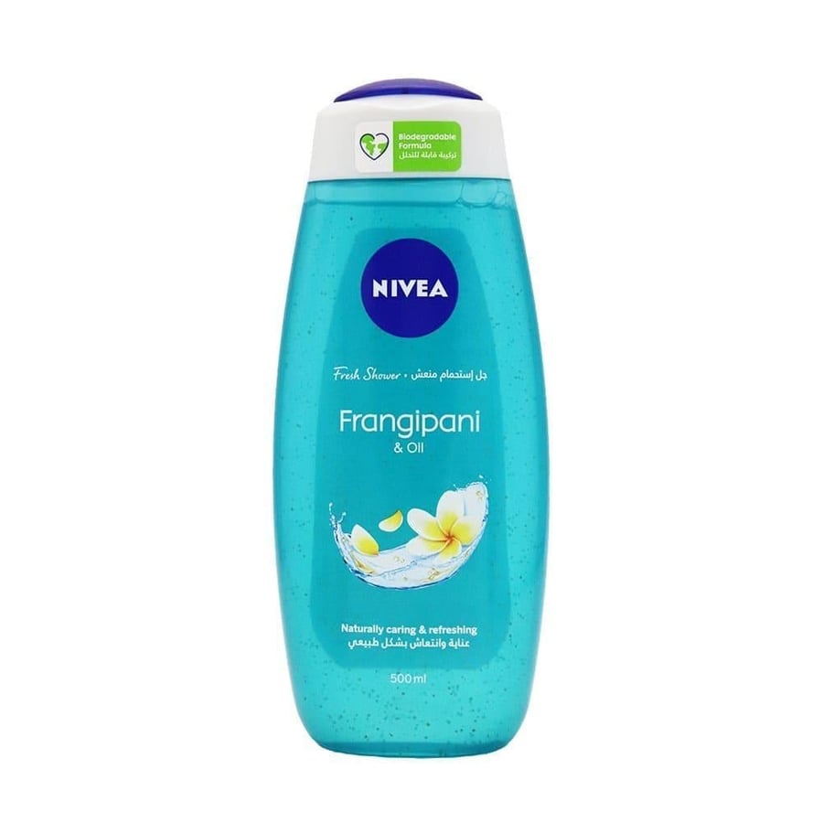 Nivea shower gel with frangipani scent and oil - 500 ml