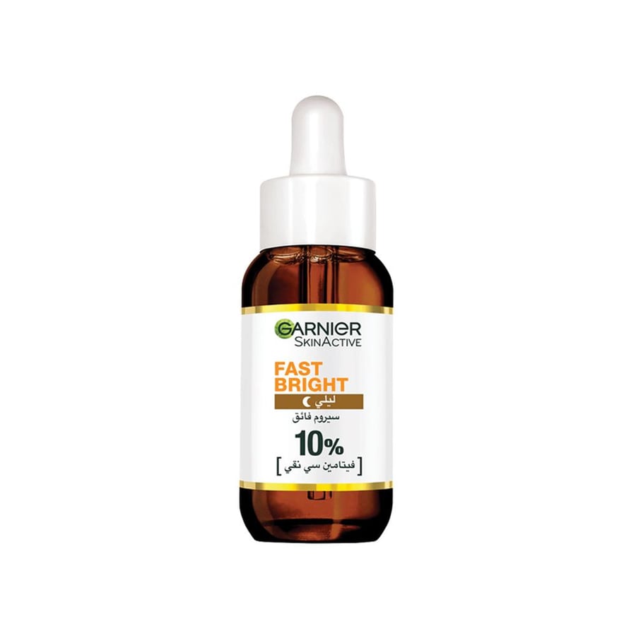 Night serum for face Skin Active quick glow with 10% pure vitamin C from Garnier - 30 ml