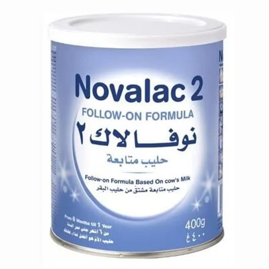 نوفالاك حليب متابعة رقم 2 من 6 اشهر حتى عمر سنة - 400جرام