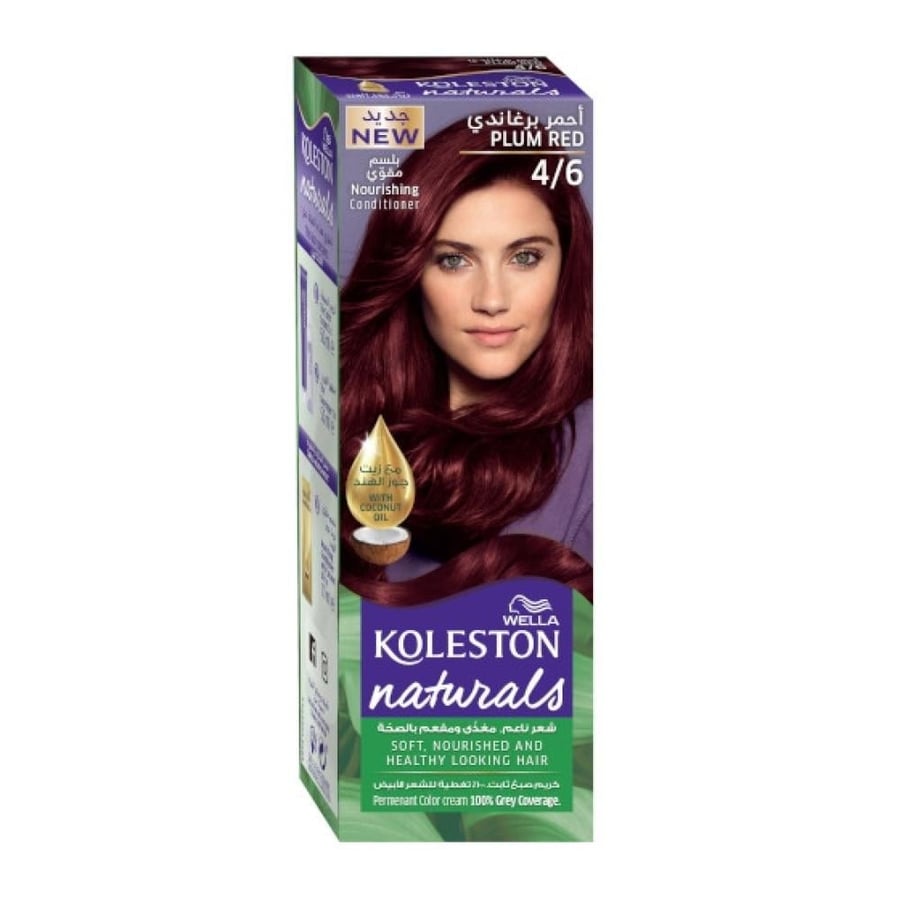 Kolistone Natural hair dye red burgundy 4/6