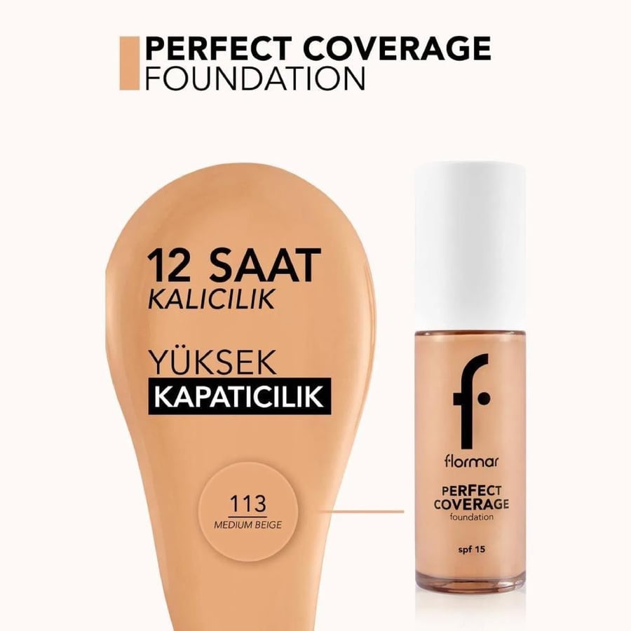 فلورمار كريم اساس مائي تغطية مثالية SPF15 - رقم 113