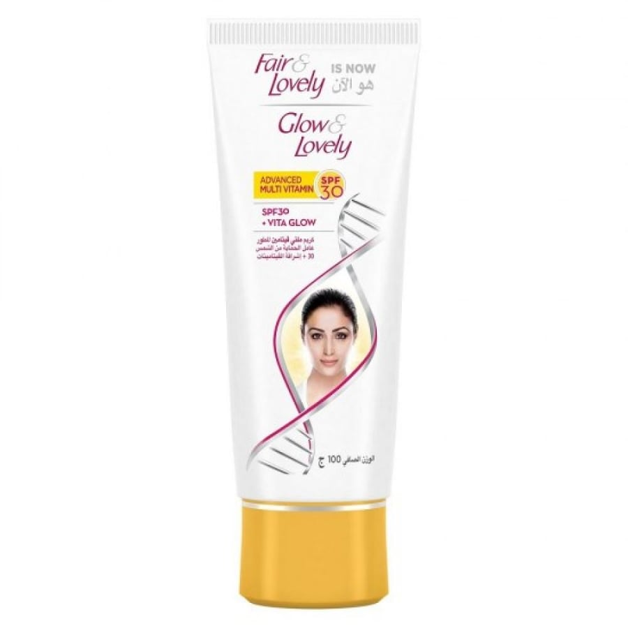 جلو اند لوفلي كريم للوجه فيتا جلو SPF30 فيتامين المطور - 100جرام