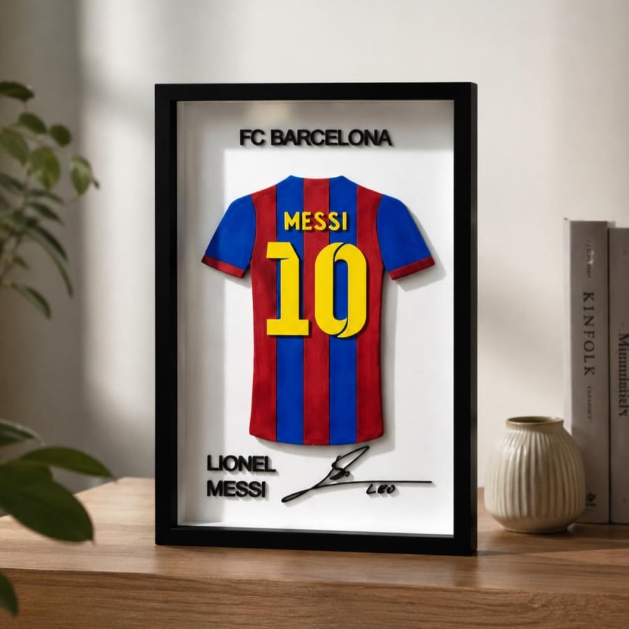 Lionel Messi Jersey Frame