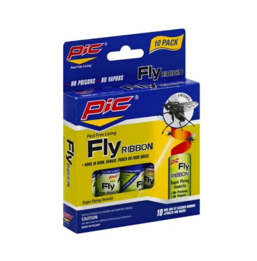 اشرطة لاصقة FLY RIBBON للحشرات الطائرة 4 اشرطة لاصقة بولندي