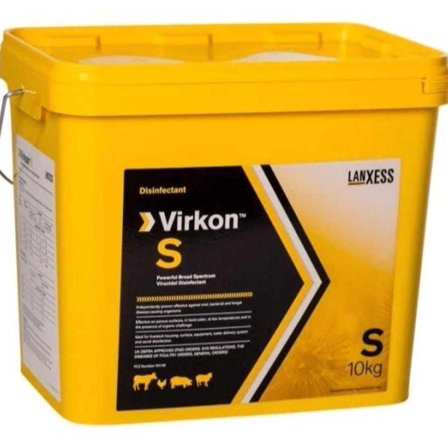 فيركون إس Virkon S مطهر واسع المدى لتعقيم الأسطح والمزارع 10 كجم