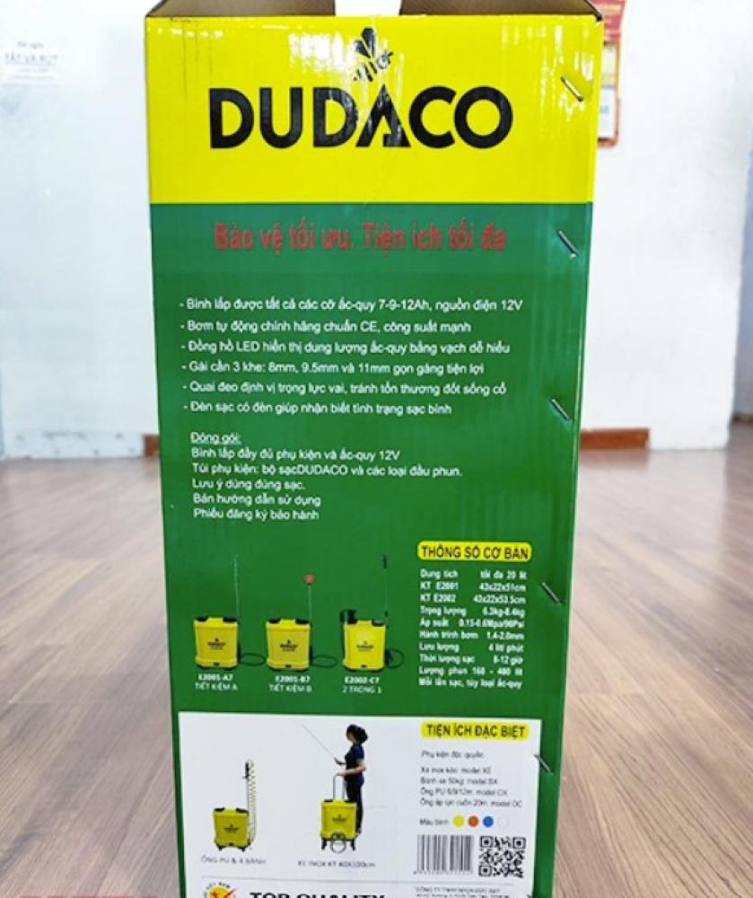 مرشة للمبيدات والاسمدة الزراعية والماء شحن بالبطارية 20 لتر - DUDACO