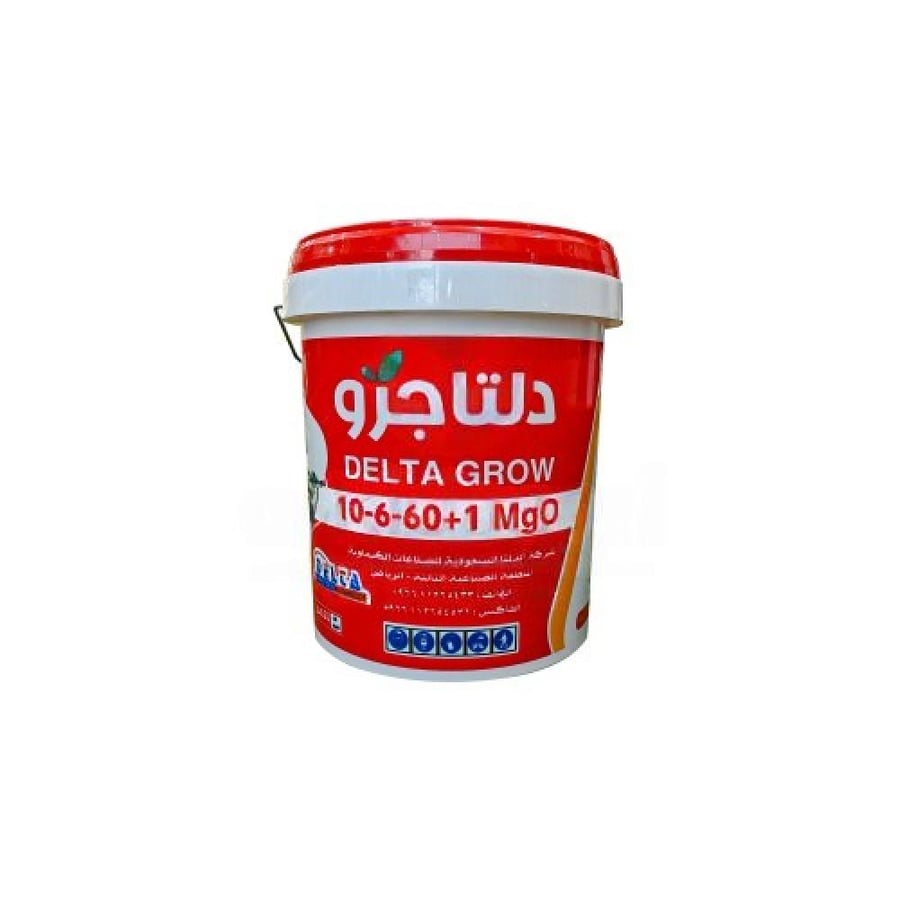 دلتا جرو 10-6-60 سماد سائل معلق عالي البوتاسيوم لمرحلة ما بعد التزهير